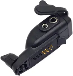 Kymate Earpiece Audio Adapter to Headset PTT Speaker Mic for Motorola GP344 GP388 GP328Plus GP688 EX500 EX560 to Motorola 2 Pin