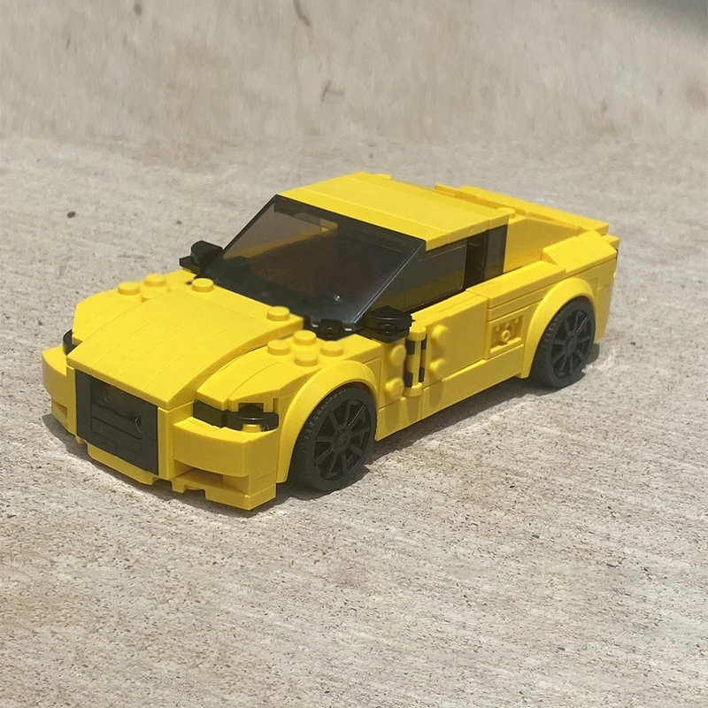 City Car Model MOC Building Bricks RS5 High-Performance Coupe Modular Technology Children Holiday Gifts Assemble Toys Suit