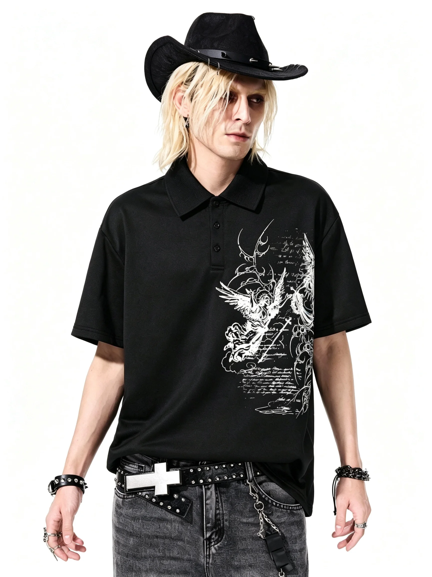 Street Fashion England - MEN Street Life Herren-Poloshirt mit kurzen