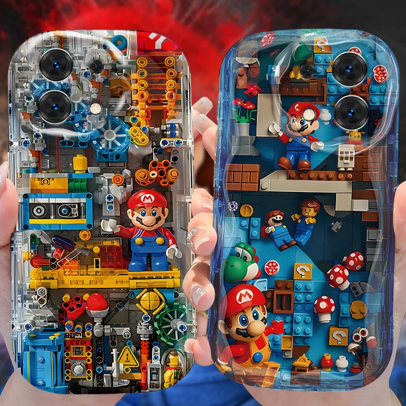 Cartoon Mushroom Soft Phone Case for Xiaomi Redmi Note 13 12 11 Pro Plus 4G 5G 13C 12C Turbo 12S 11S 10 9 11A 9C Wave Back Cover