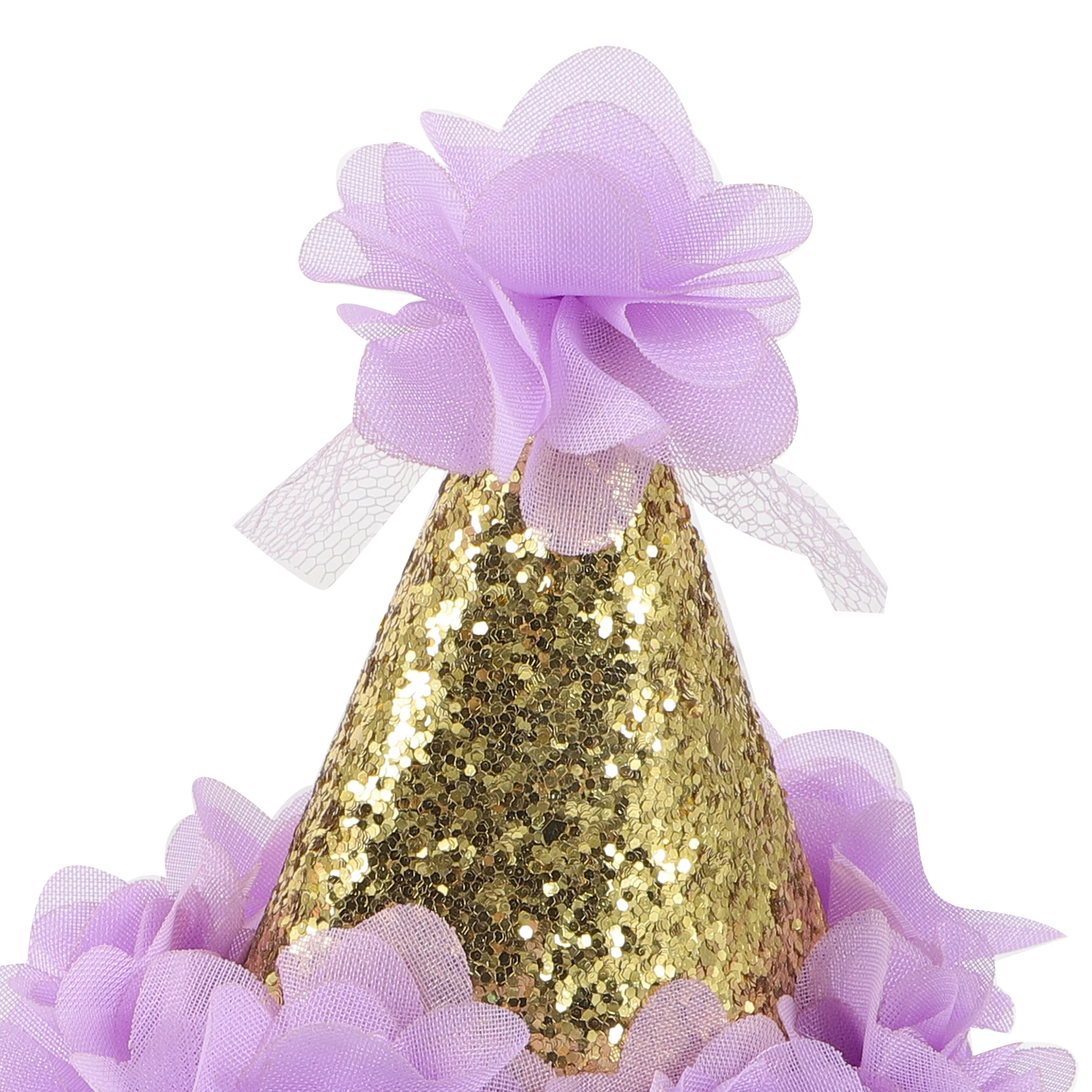 

2Pcs Baby Birthday Party Hats Glitter Cone Kids Party Hats Funny Decorative Celebration 1st Birthday Hat Glitter Hat Kids