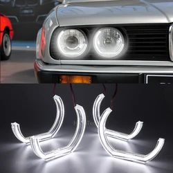 DTM Angel Eye For BMW E30 E32 E34 1984-1990 Excellent DTM Style Ultra bright led Angel Eyes  rings Retrofit Accessories