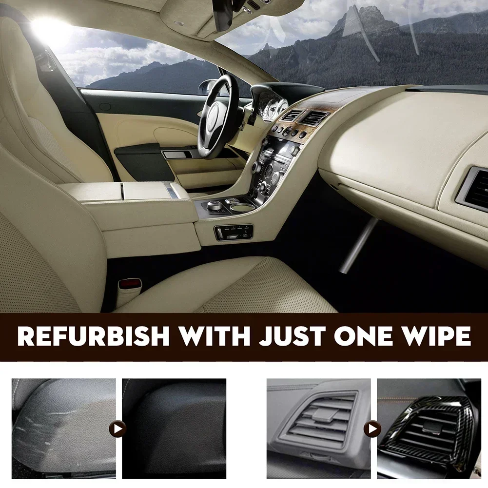 30ml Car Plastic Refurbished Cleaner Interior Parts Clean Polishing Dashboard Coating Restoration Agent
