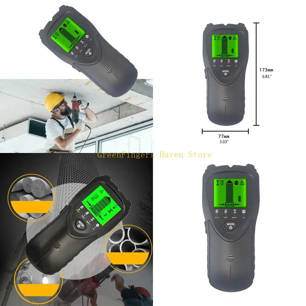 F68D Deep Modes Detector for Wood Find Accurate Studs When Installing TVs Bathroom