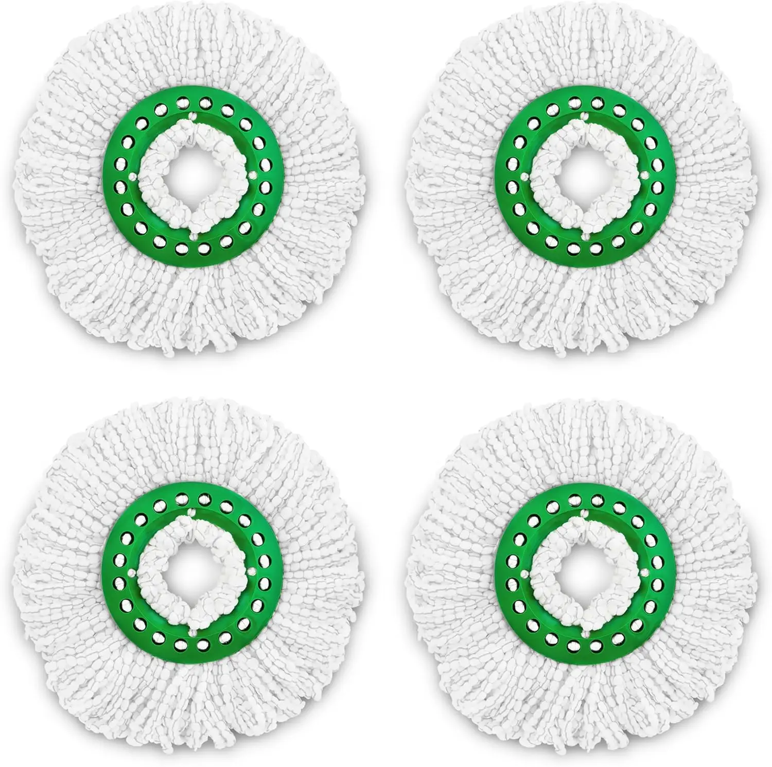 

Сменные насадки для швабры, 4 штуки, большие микрофибровые подушечки для эффективной уборки пола