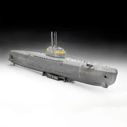 1/144 DIY Ship Model Assembly Kit 05177 Type XXI Submarine Boy Gift Collection Model Toys