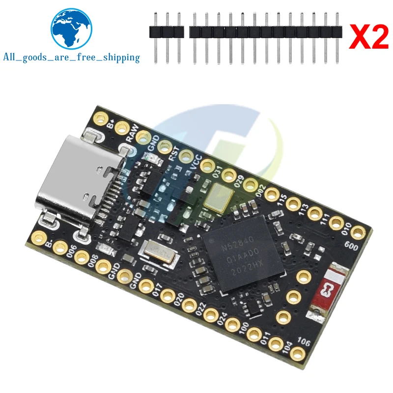 Imagem -05 - Development Board Compatível com Nicenano V2.0 Bluetooth Charging Management Pro Micro Nrf52840 Nrf52840