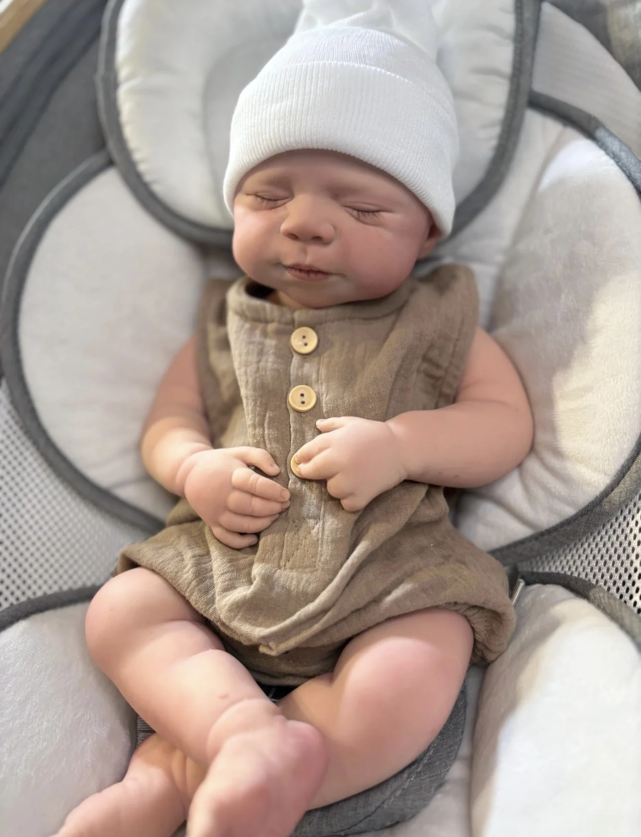 45CM Girl Pascale Bebe Open Mouth Handmade Full Body Soft Solid Silicone Reborn Baby Doll Reborn Corpo De Silicone