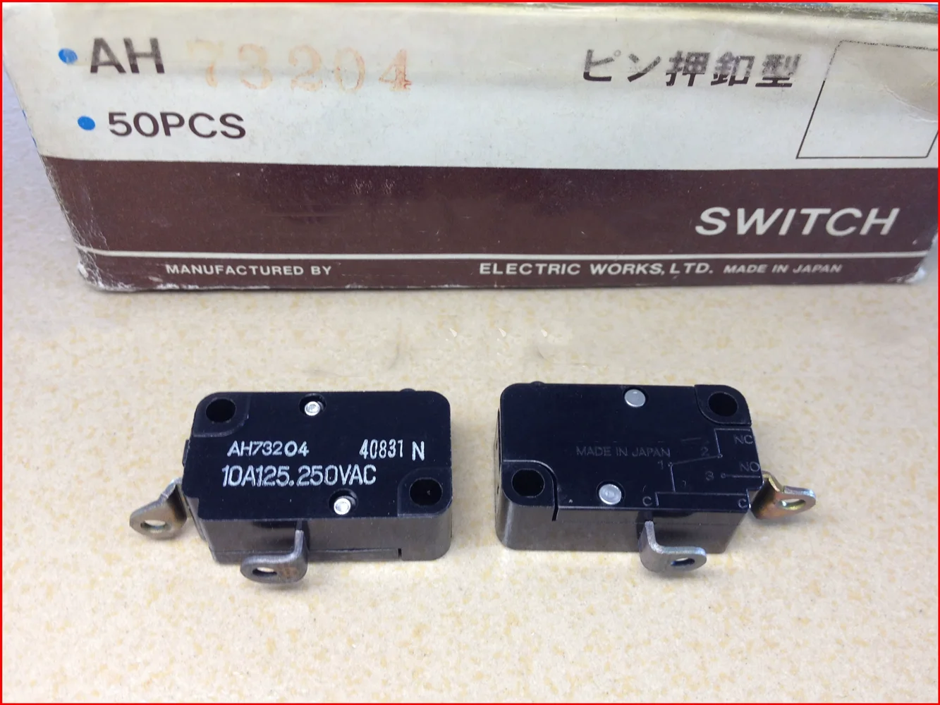 

Оригинальный новый 100% микропереключатель AH73204 10A125.250VAC, 2-контактный, нормально открытый