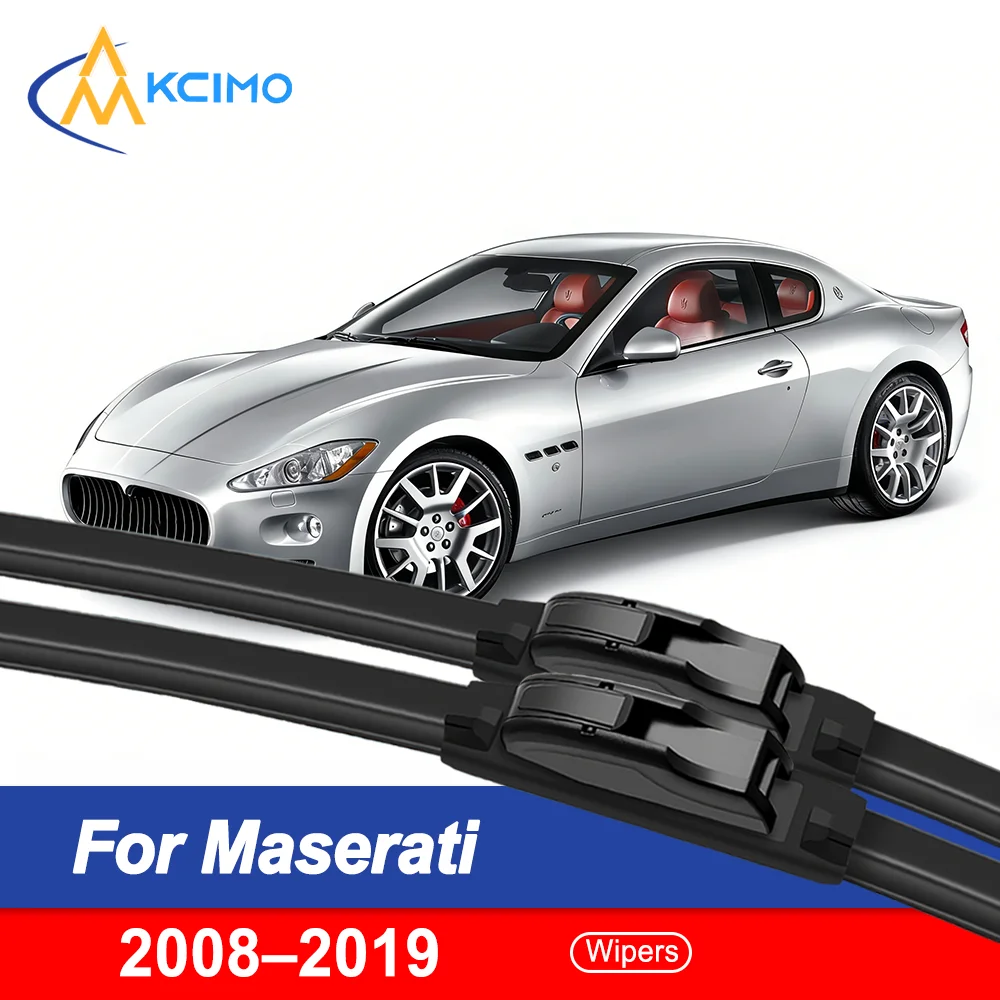 

Wiper Blades for Maserati GranTurismo M145 2008–2019 – Curved Fit, Silent, Durable Rubber