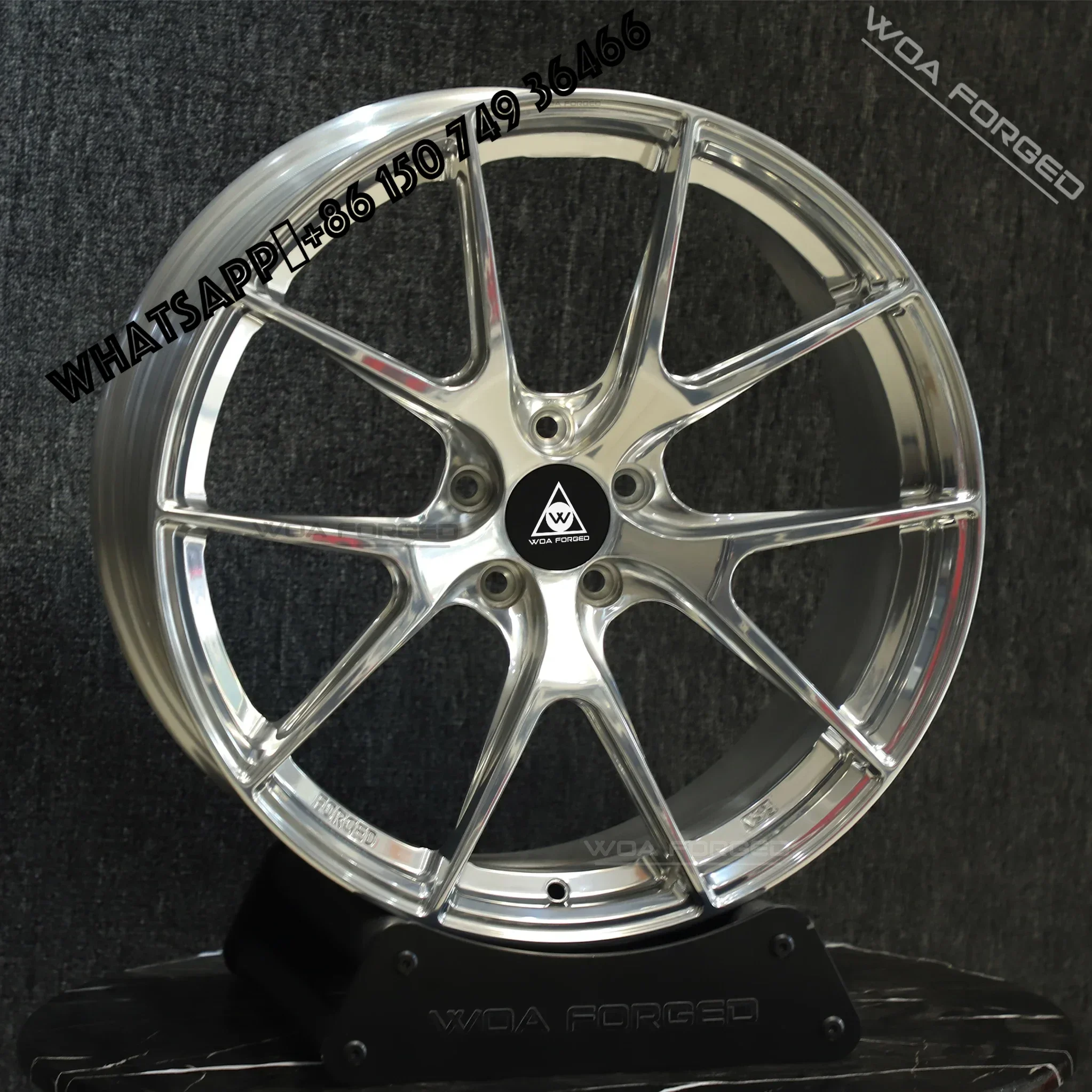

6061-T6 DOT VS-5RS Stylish Muscular Design Chrome Polished Aluminum Forged Car Wheels 18-22 Inch 5X112 5x120 5x114.3 20m