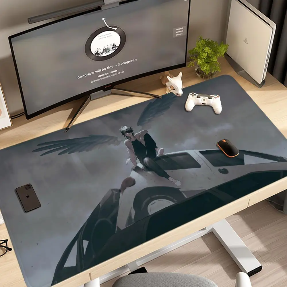 

Tokyo Revengers Kazutora Mouse Pad 1200x600 Anime cs Taro Sakamoto Days XXL Large Gaming Non-slip Office Keyboard Mats Desk Mat