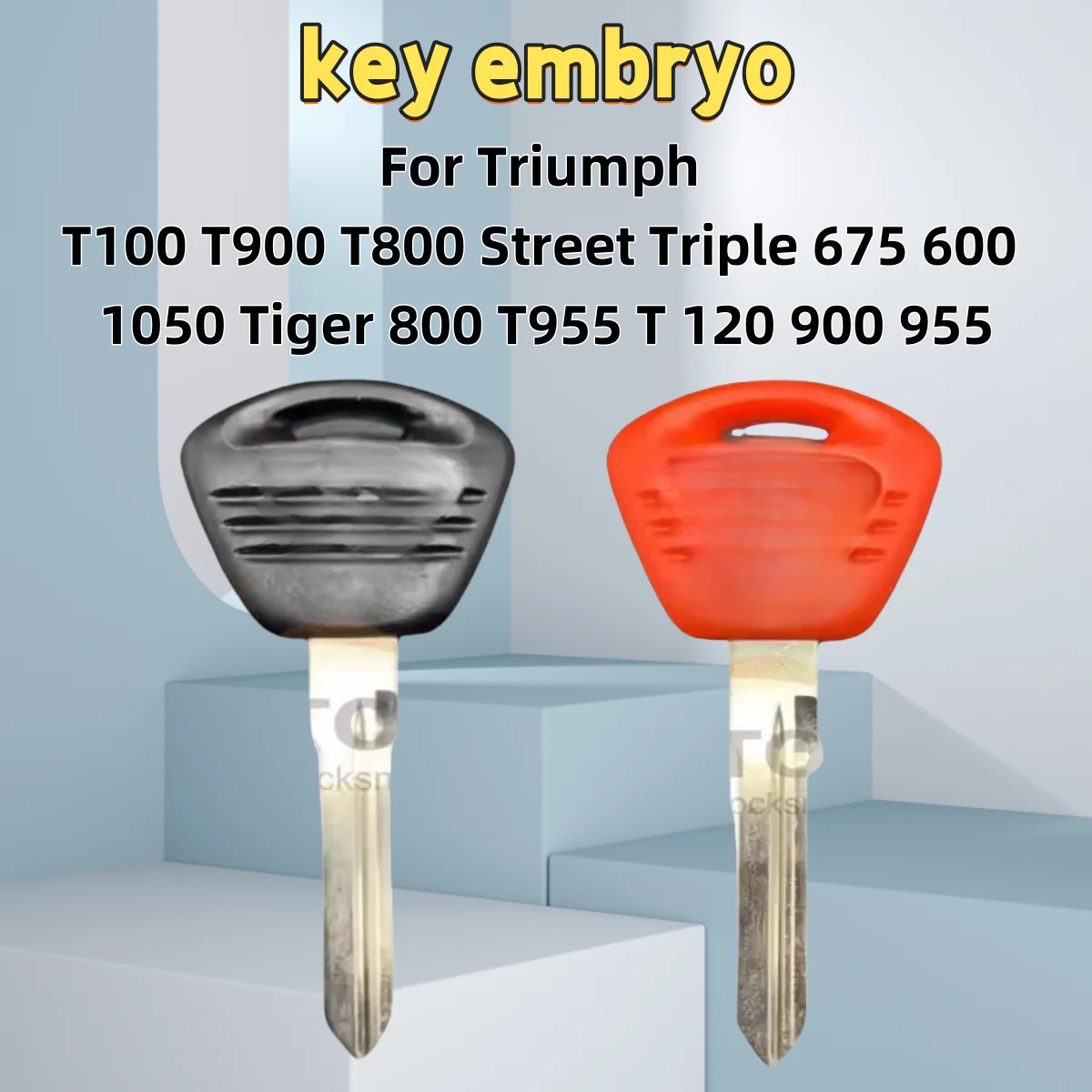 

Blank Key Motorcycle Replace Uncut Keys For Triumph T100 T900 T800 Street Triple 675 600 1050 Tiger 800 T955 T 120 900 955