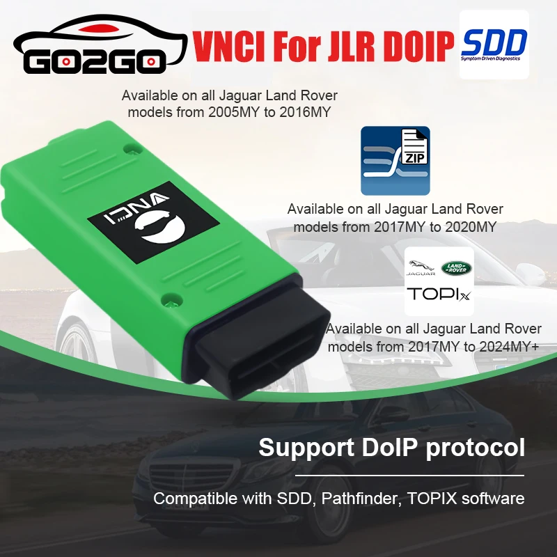 VNCI FOR JLR DOIP for Jaguar for Land Rover Diagnostic Scanner with SDD V164 Pathfinder V374 128G SSD Software