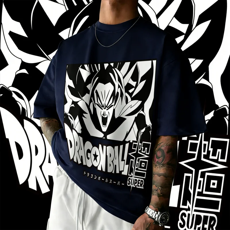 Camiseta de Algodón 100% con Estampado de Anime de Dragon Ball, 40 Aniversario de Freezer, Verano 2026, Talla Extra, Estilo Casual Urbano, Unisex, Y2k
