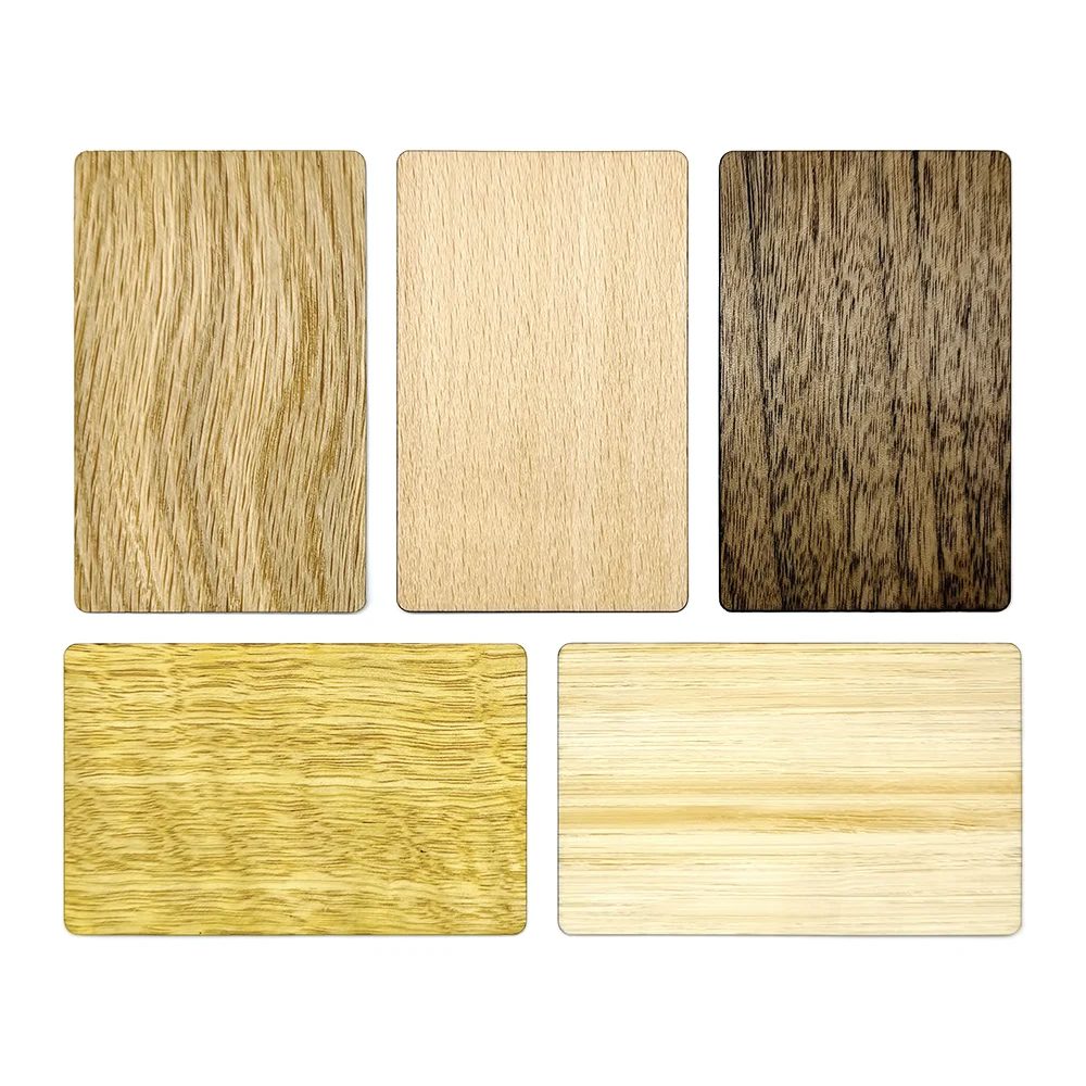 

RFID Wooden Cards Custom NFC 215 Chip13.56MHz for Office Hotel Access Control System NFC Business Card Tag Wooden Cards