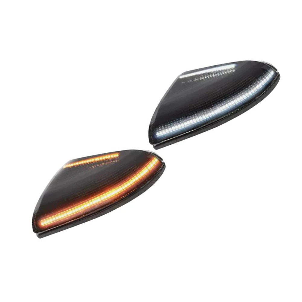 12V 2Pcs Sequential Side Marker Mirror Indicator Light LED Dynamic Turn Signal Blinker  For Dodge Ram 1500/2500/3500 2009-2018