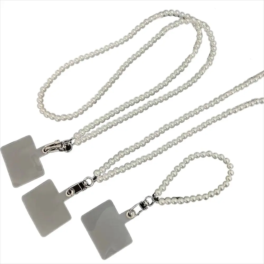 

Chain For Phone Case Phone Pendant Anti-lost Phone Crossbody Chain Mobile Phone Lanyard Long Pearl Lanyard Phone Pearl Strap