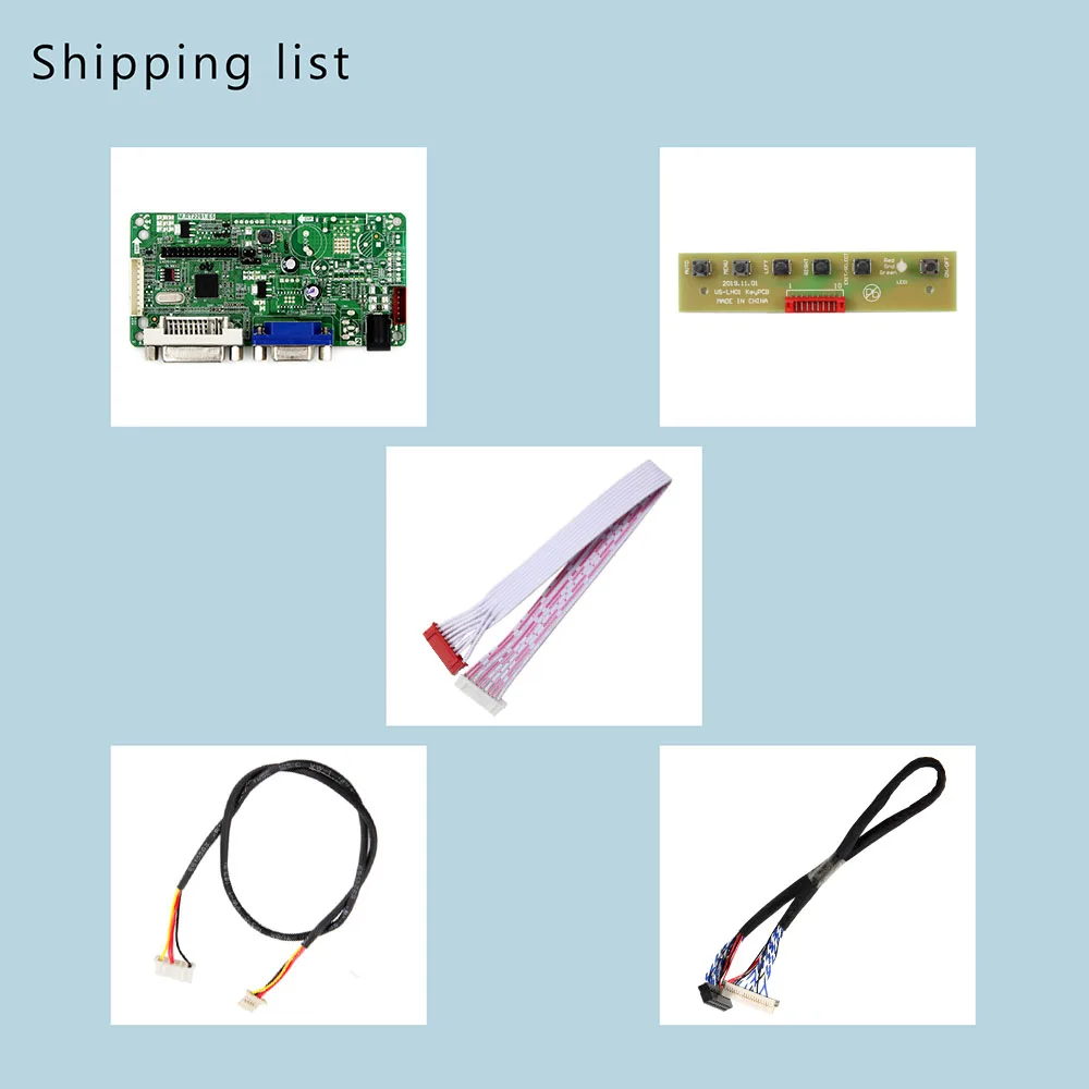 VGA DVI กระดานควบคุมแอลซีดีสำหรับ8.4ใน800x600 G084SN05 V8 G084SN05 V9แอลซีดี