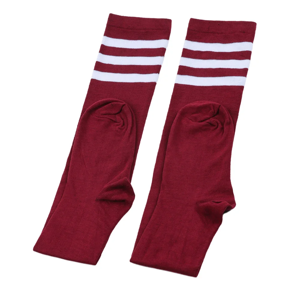 Plus Size Oberschenkelhohe Socken für Damen, gestreifte Overknee-Socken für den Alltag, Cosplay, Freizeitoutfits, weiche, atmungsaktive Kniestrümpfe – Detail 15
