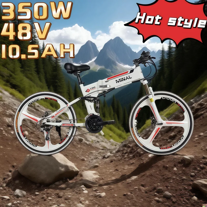 

new off-road all-round ground-type adult 350W assistive motor 48v10.5AH battery foldable city scooter