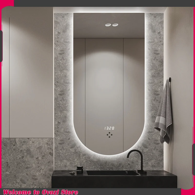 Espejo de belleza único de gran tamaño para niñas, Arte de pie Led, marco de Espejo largo moderno, Espejo de Pared, Accesorios para el hogar
