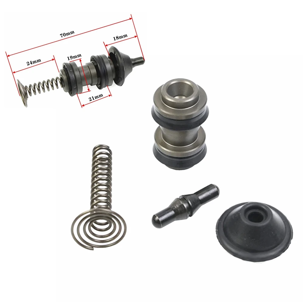 Kit de reparación de émbolo de pistón de bomba de freno de embrague 19RCS de 19mm para motocicleta, cilindro maestro delantero y trasero, accesorios de reparación de plataformas de pistón