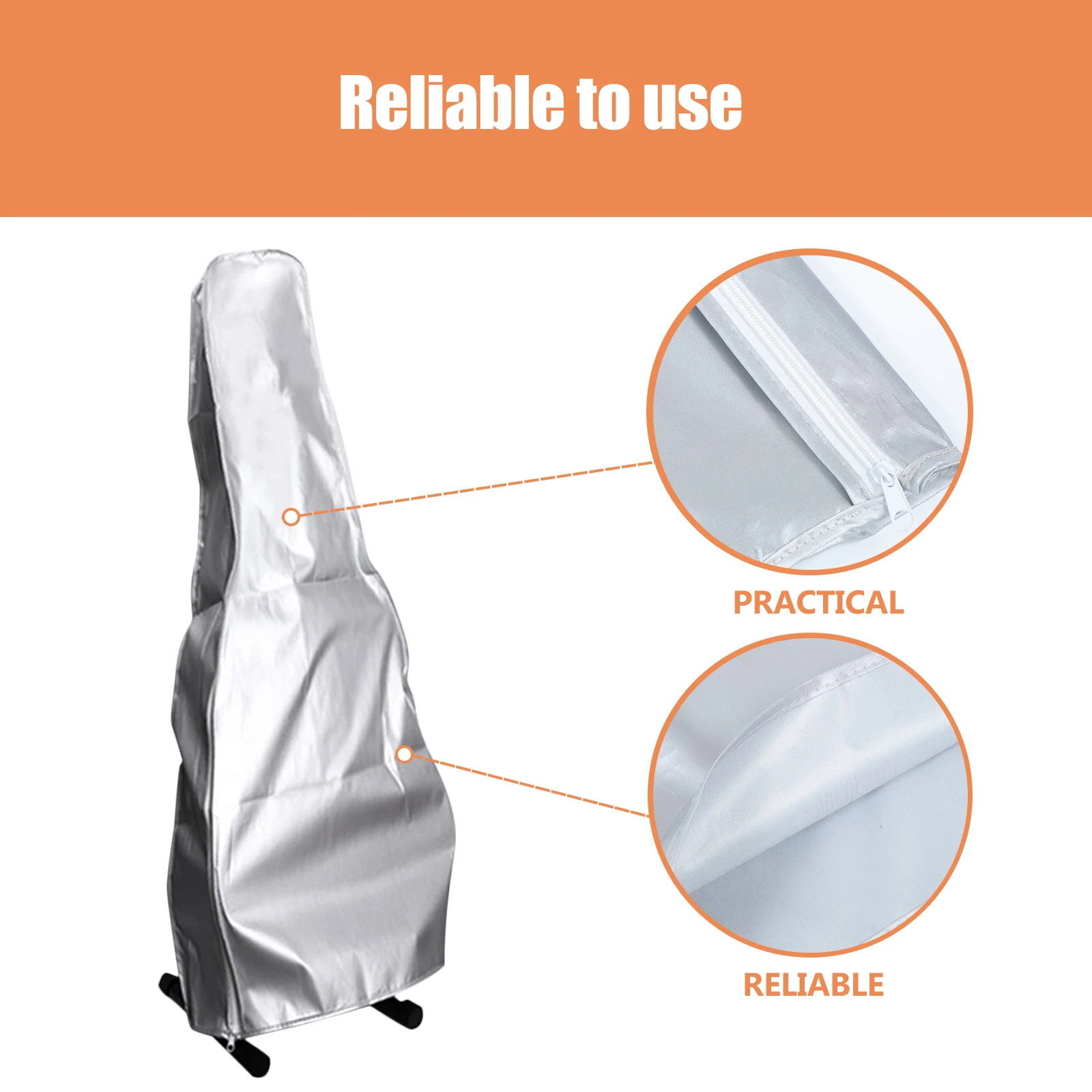 

Water Proof Guitar Cover Child Guitars Protector Silver Coated Cloth Dust Covers