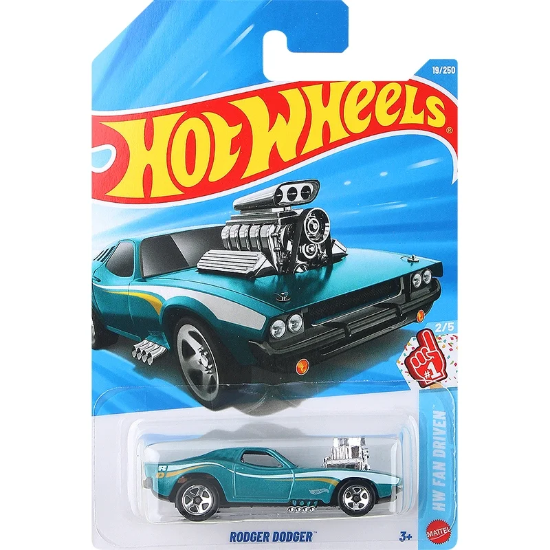 Coche Original Hot Wheels Rodger Dodger, Juguetes para Niños, Vehículos Fundidos a Presión 1/64, Modelo de Metal, Colección de Coches, Regalo de Cumpleaños 2026A C4982