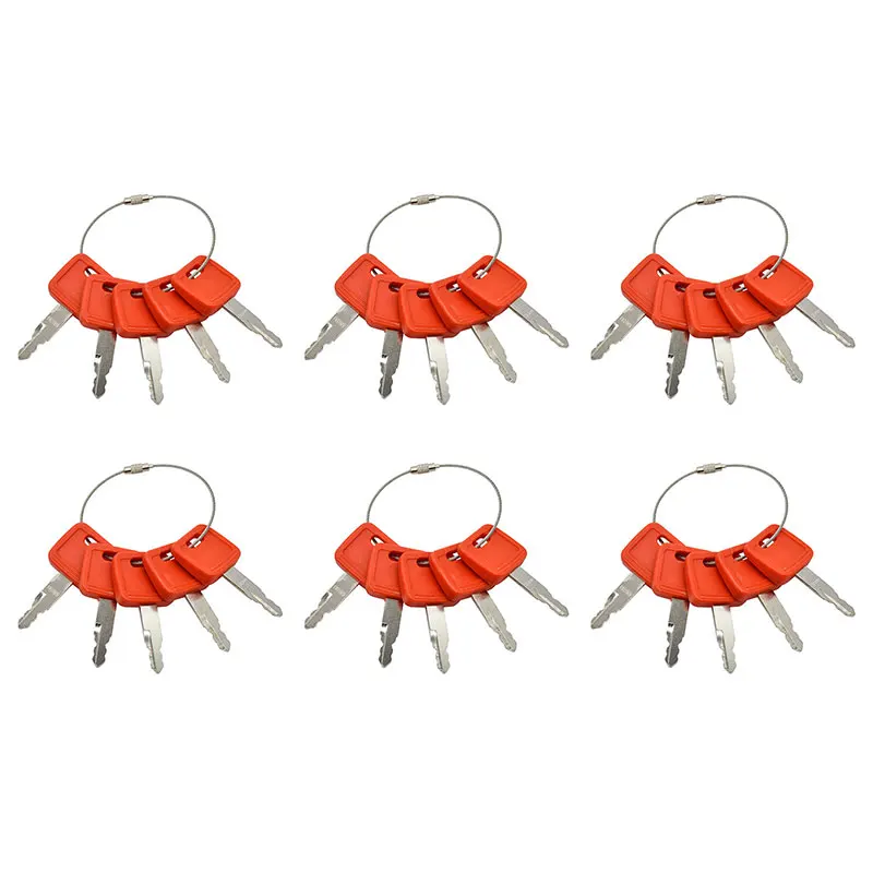 30 Pcs AT194969 AT147803 H800 Ignition Keys Compatible With John Deere Excavator Compatible With Hitachi