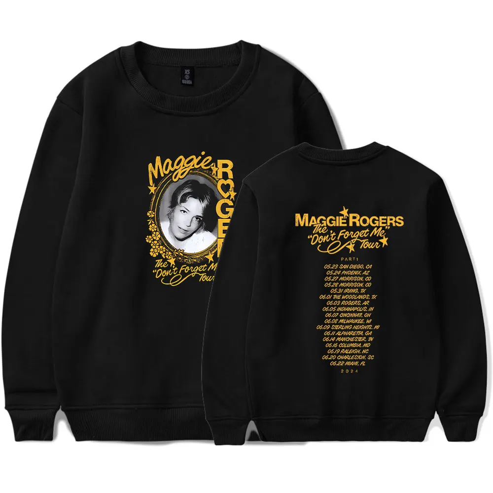 

Maggie Rogers The Don't Forget Me Tour Crewneck Sweatshirts Women Men Long Sleeve Fashion Pullover Clothes