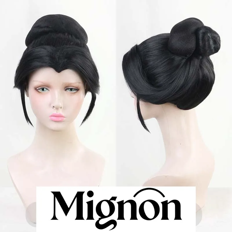 Bride cosplay wig large ancient style bun Halloween gift