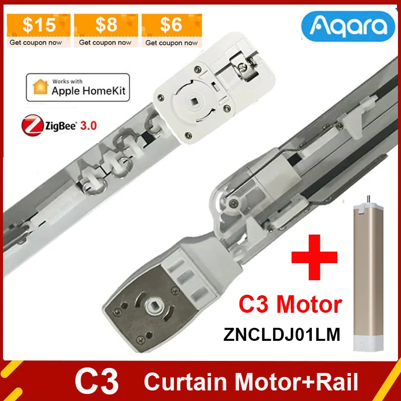 Aqara C3 スマート Zigbee 3.0 カーテンドライブモーター