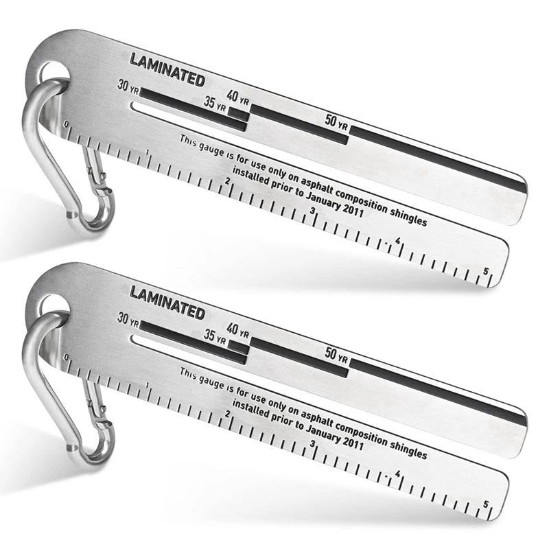 

2 Pack 4/09 Shingle Gauges Roof Pitch Gauge Measuring Tool For Roofing Shingles, Analyzing The Thickness Of Roof Tiles