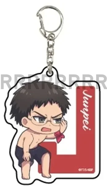 Anime Seijuro Akashi Atsushi Murasakibara Shintaro Midorima Keychain Doll Tetsuya Taiga Acrylic Keyring Pendant for Gift