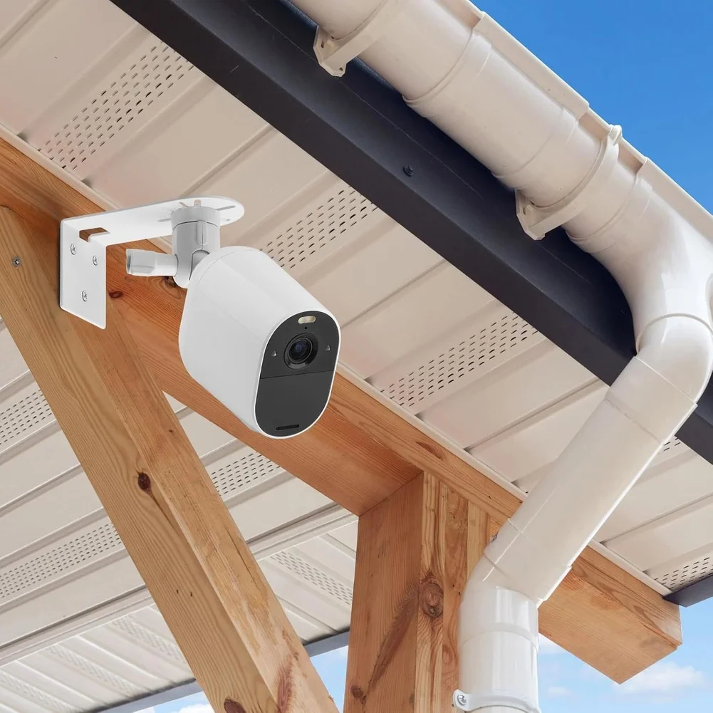 2 قطعة ل كاميرات مراقبة عالي الجودة جدار جبل 360 درجة دوران ث/لصق و المسمار الصلب لمراقبة زوايا مختلفة الصخور