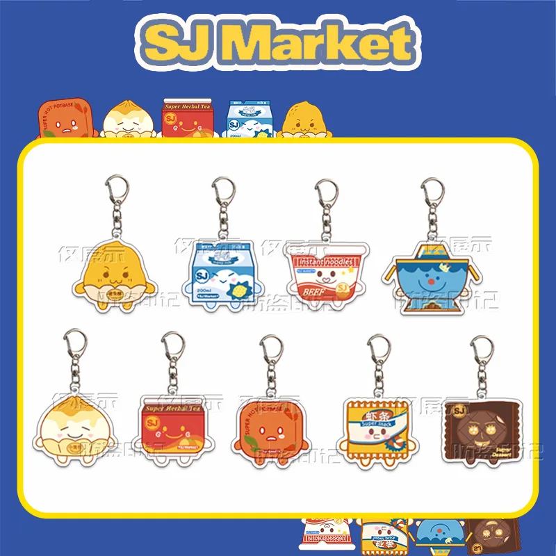 Idol SUPER JUNIOR periferia llavero acrílico mochila ornamento Heechul Donghaan Yesung Eugene Siwon Eunhyuk Leeteuk Fans regalos