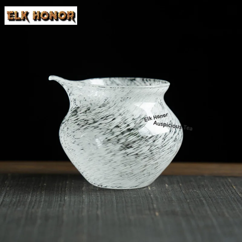 250ml High Borosilicate Glass Tea Pitcher Divide Tea Cha Hai Dispenser Justice Cup Fair Mug Drinkware Craft Accessories Gifts