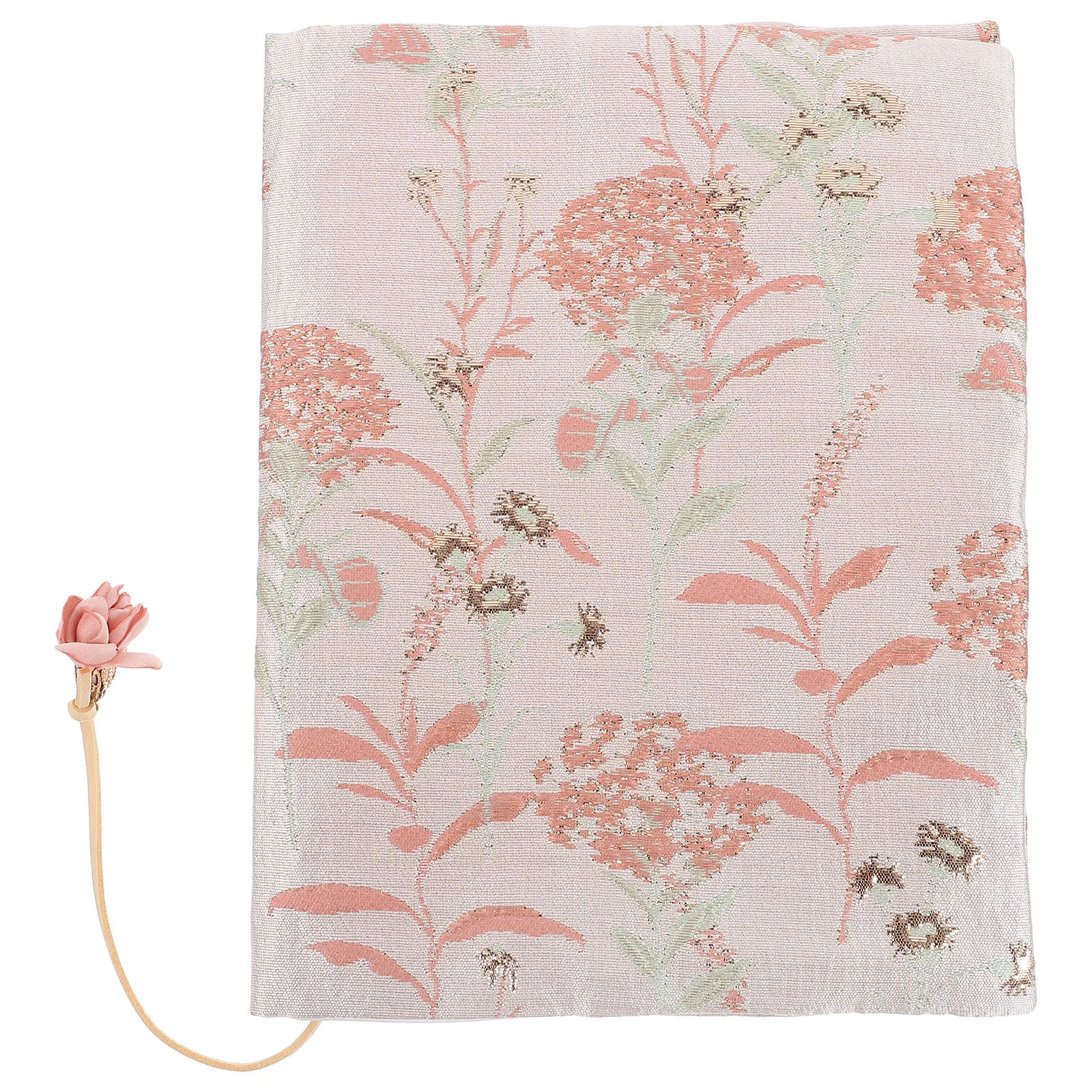 

Fabric Book Cover Notebooks Decorative for Student Dandelion Powder Pink Protection Sleeve