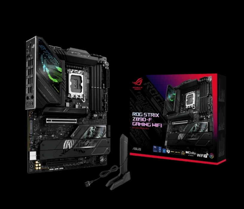 

New ROG STRIX Z890-F GAMING WIFI ARGB Light LGA1851 Wifi 7 with AI Cooling PCIE 5.0 EZ PC DIY ATX Motherboard