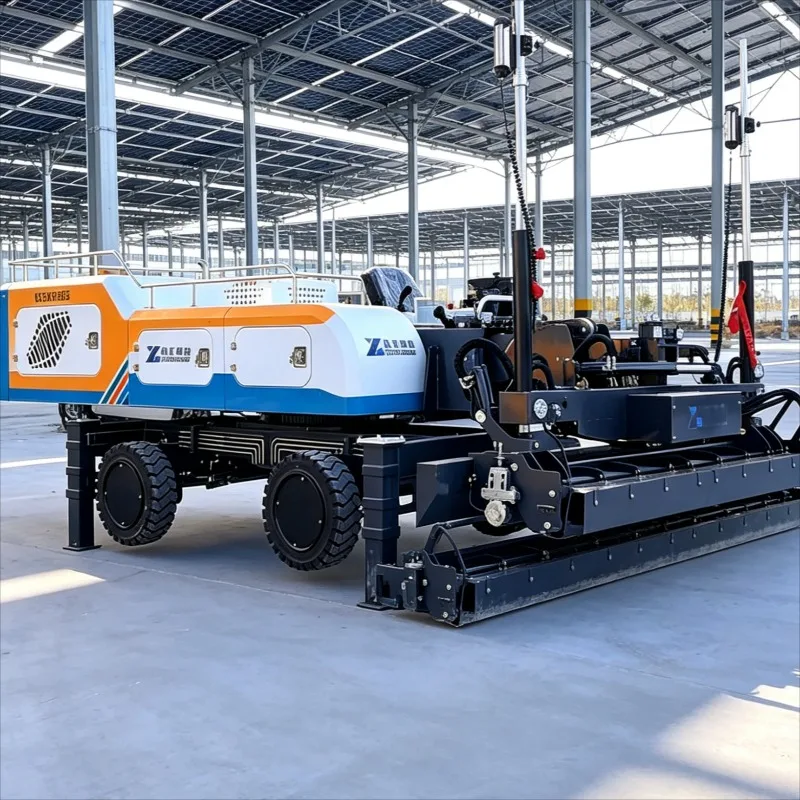 Customized Laser Screed Machine Concrete Floor Leveling Ride On Automatic High Precision Hydraulic Laser Screed Industrial