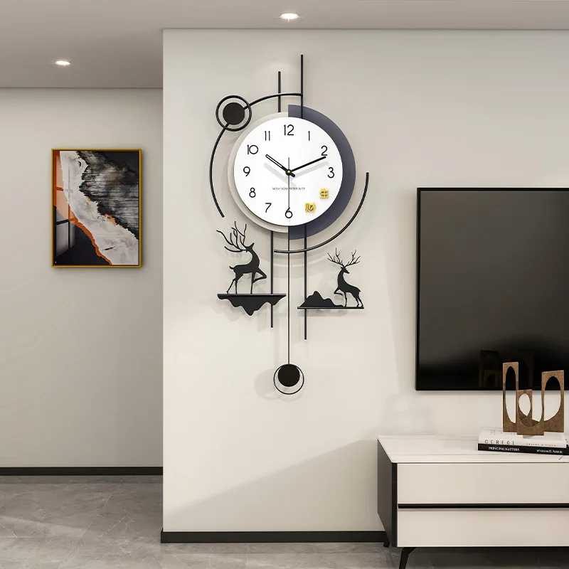 

Wall Clocks New Modern Minimalist Silent Large Wall Clock Living Room Bedroom Home Decor Creative Battery Operated Quiet