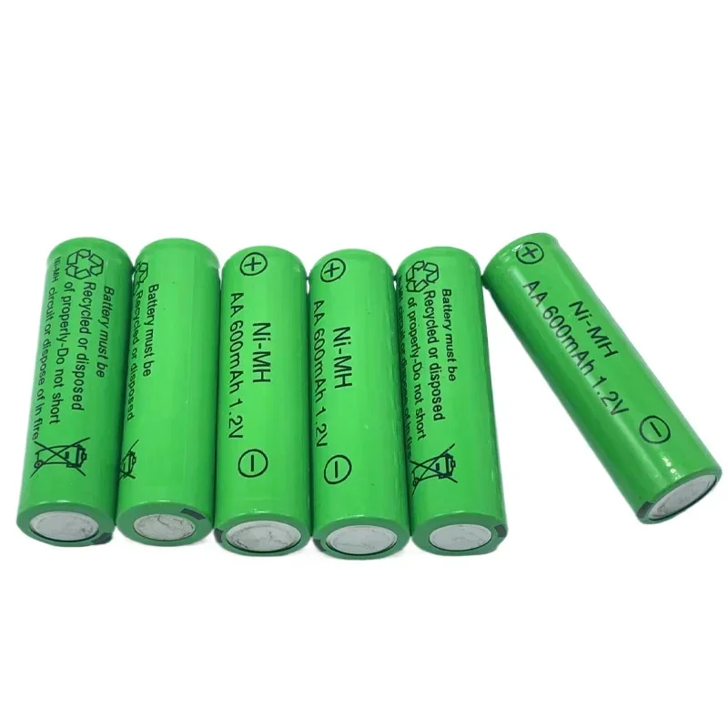 2024 New 1.2V AA Battery 600mAh Rechargeable Battery NI-MH 1.2V AA Batteries for Clocks Mice Computers Toys MP3/MP4 So On