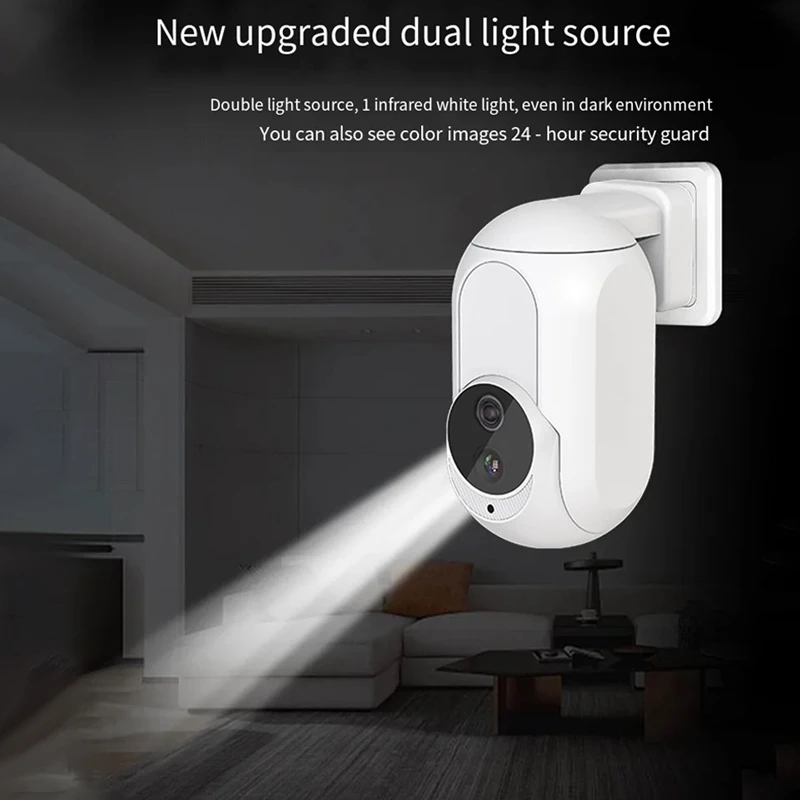 Tuya Draadloze Wifi Camera 2mp Ip Camera Nachtzicht Tweeweg Audio Draagbare Wifi Home Security Camera