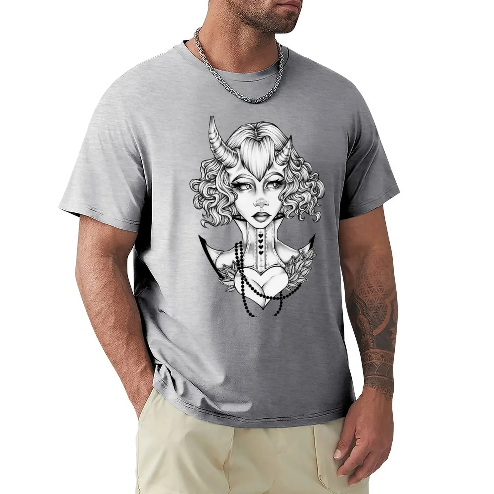 

The Heart T-Shirt plus sizes aesthetic clothes Aesthetic clothing shirts graphic tees slim fit t shirts for men