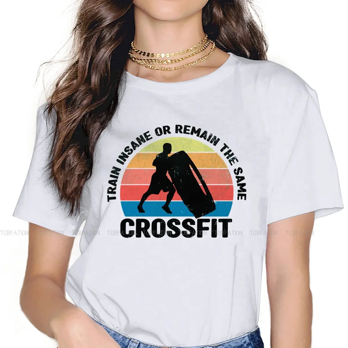 

Футболки из 100% хлопка с надписью "Crossfit"