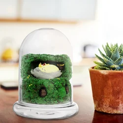 1Pc High-Quality Glass Ecological Bottle U-Shaped Design Microlandscape Decorative Vase Suitable for Bedroom Living Room Office