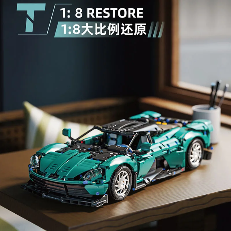 

TGL T5030 Technical Super Sports Car 1:10 Model City Racing Series DIY Creative Toys Building Blocks Gift For Boys 2111Pcs