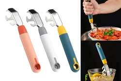 Hot Plate Gripper Stainless Steel Bowl Clip  Kitchen Retriever Dish Pan Clip Bowl Clip Tongs Silicone Handle Kitchen Tool