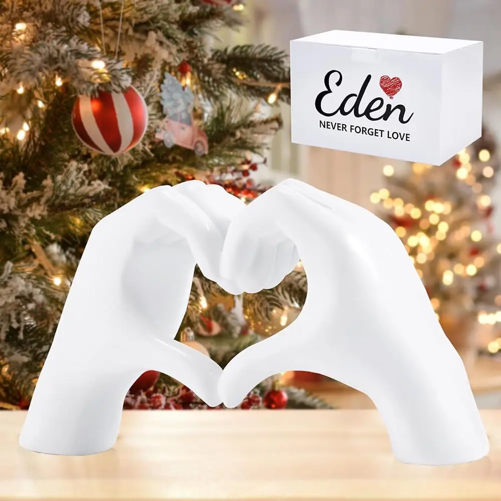 

White Decor For Living Room Bedroom Bookshelf Coffe Table, Personalized Finger Home Accents, Modern Art Aesthetic Statues,